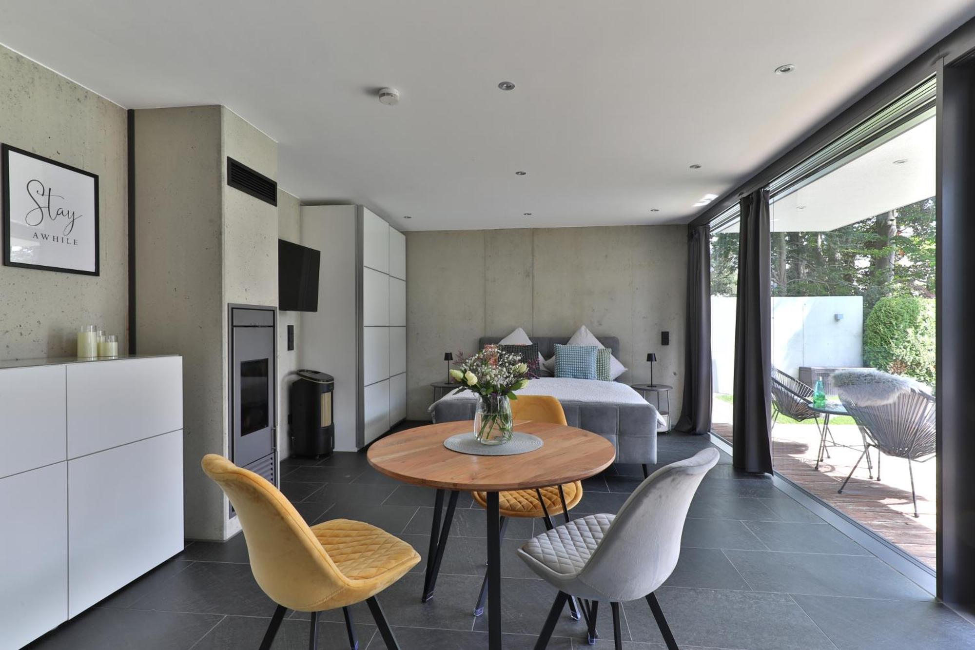Modernes Studio-Apartment Герстхофен Екстериор снимка