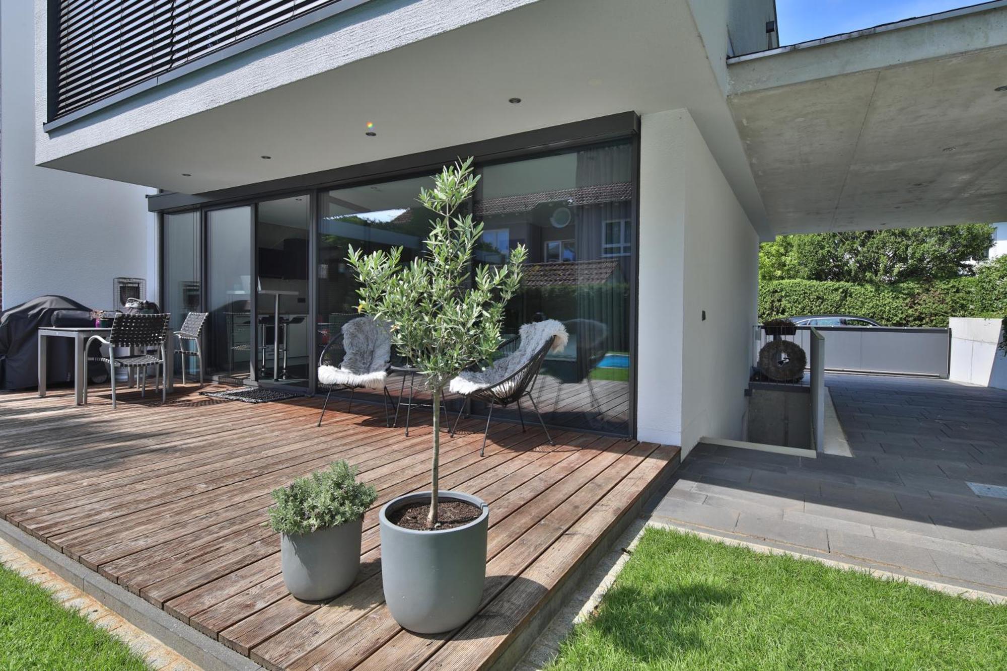 Modernes Studio-Apartment Герстхофен Екстериор снимка